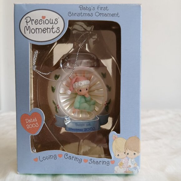 Precious Moments 2003 Baby's First Christmas ( Christmas Tree Decoration ) - Picture 6 of 8